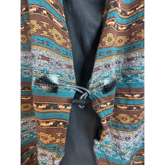 Vtg Plus No Boundaries Black Too With Attached Vest Western Boho Size 24 - Picture 4 of 6